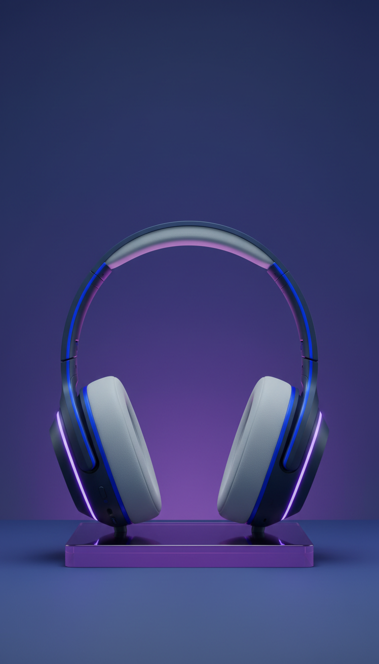 Kopfhörer mit Gradient-Design